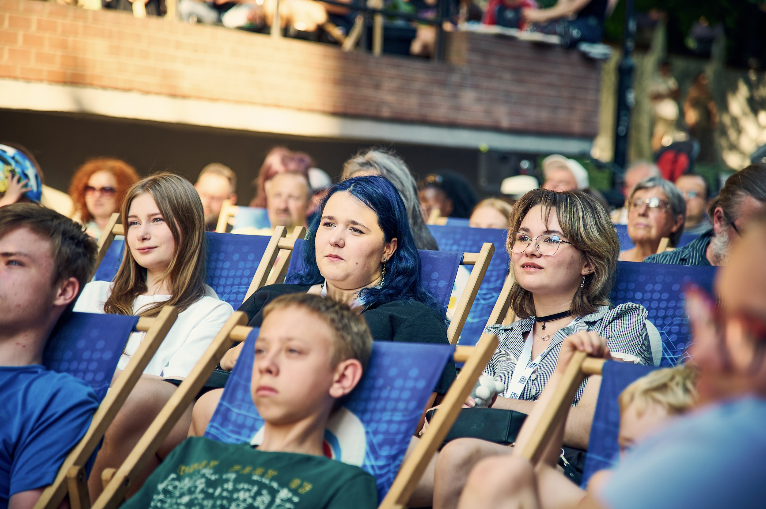 Fot. M. Buksa/ UM w Gliwicach Kino plenerowe na alei Przyjaźni