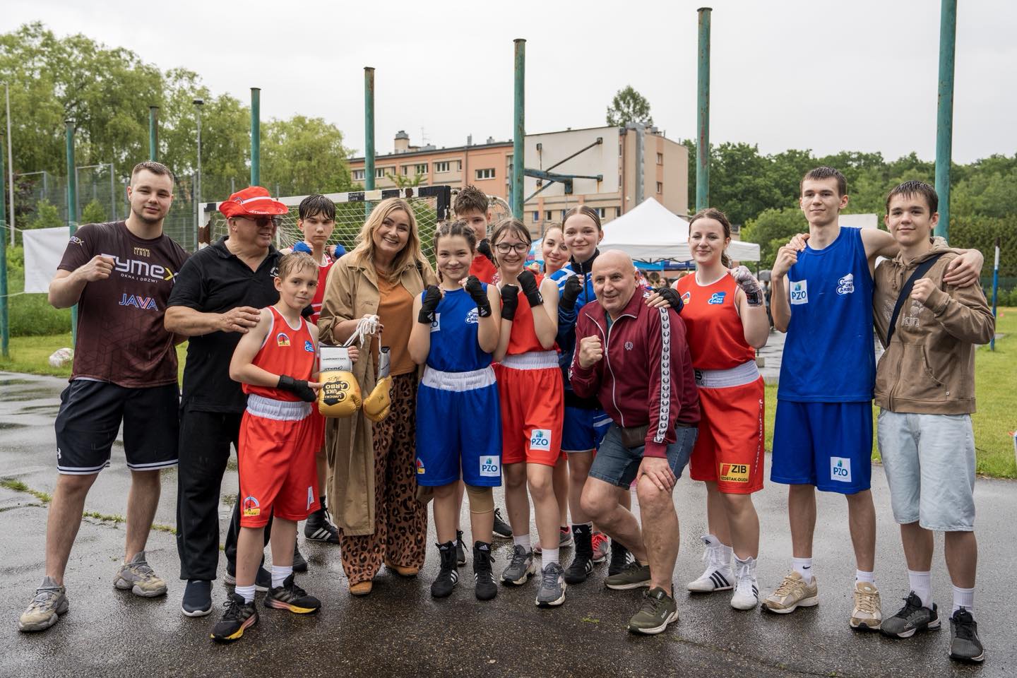 Fot. G.Ożga/UM Gliwice prezydent Gliwic ze sportowcami