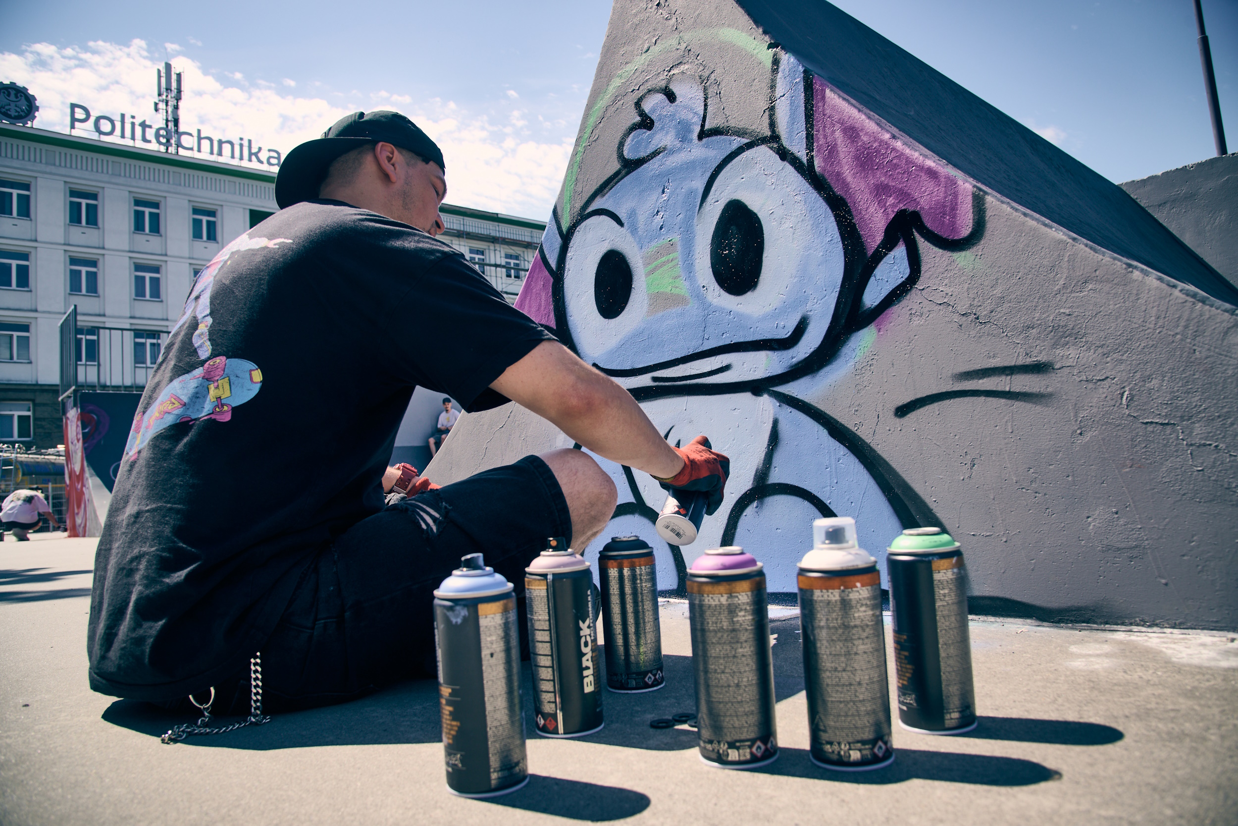 Fot. M. Buksa/ UM w Gliwicach Graffiti na placu Krakowskim