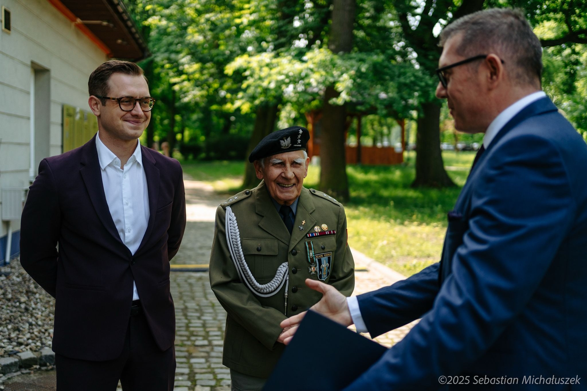 Fot. S. Michałuszek Absolwent szkoły w historycznym mundurze