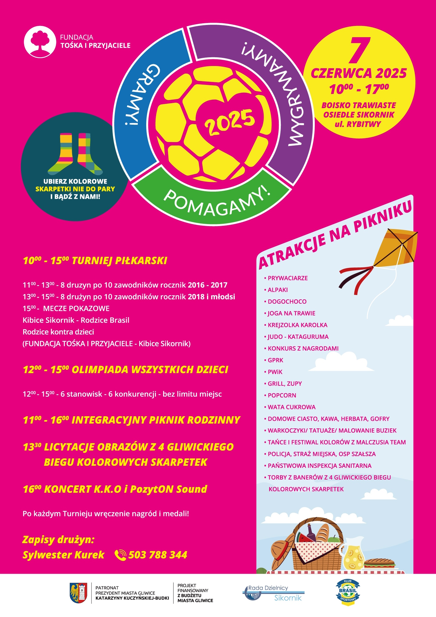 Mat. graf. organizatora Plakat promujący wydarzenie
