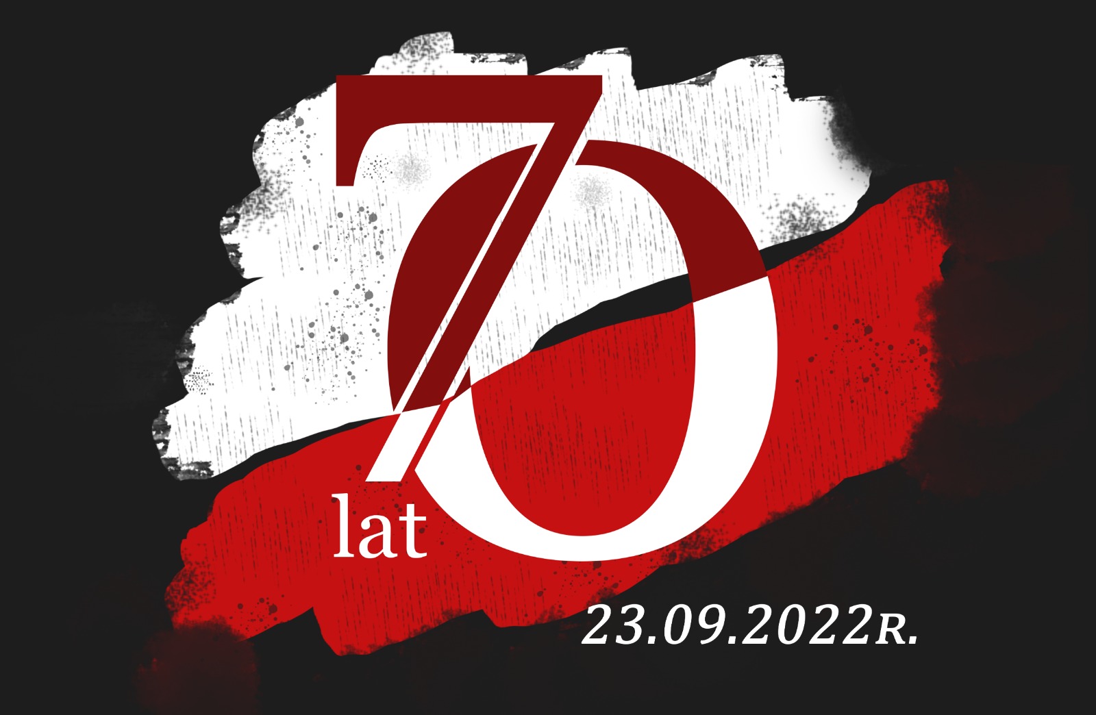 Logo 70-lecia Zespołu Szkół Samochodowych im. Gen. Stefana Roweckiego „Grota” w Gliwicach
