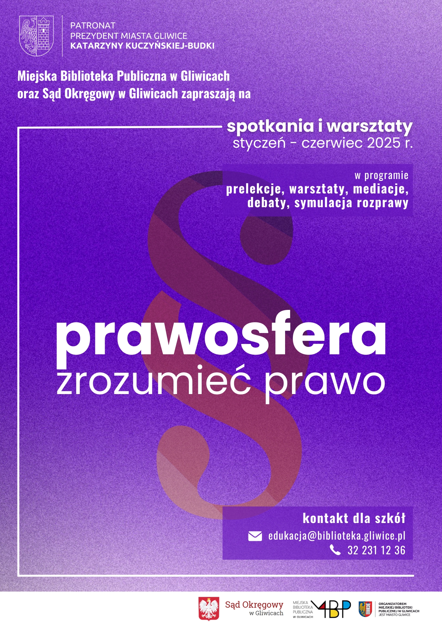 plakat "Prawosfera - zrozumieć prawo"