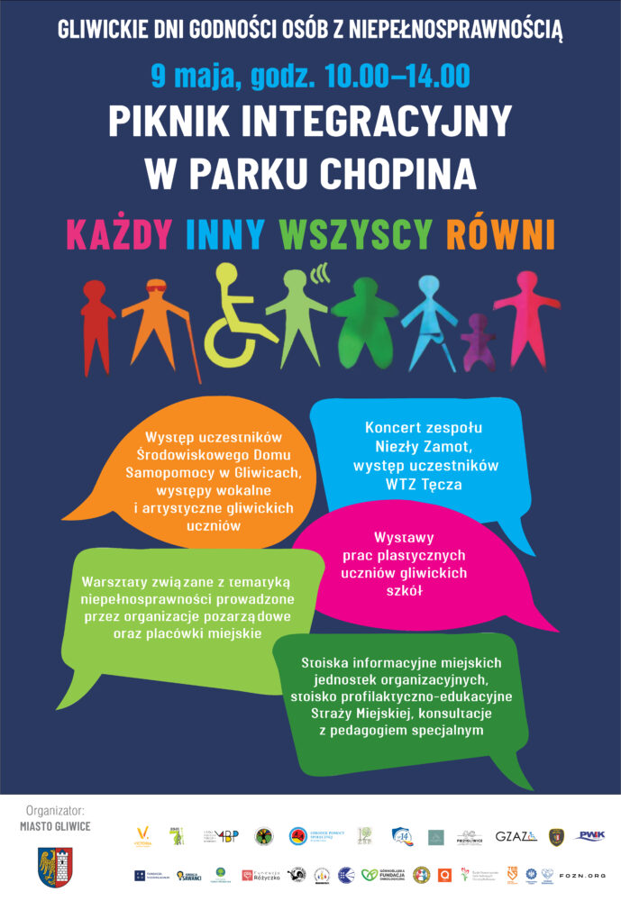 Gliwickie Dni Godności Osób z Niepełnosprawnością- Piknik integracyjny w Parku Chopina