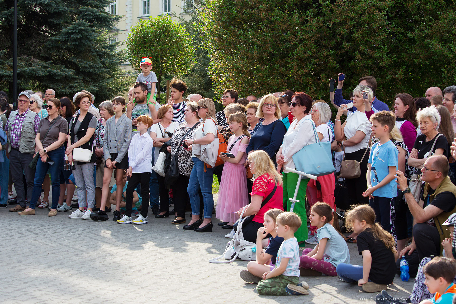 Koncert uczniów PSM w Parku Mickiewicza