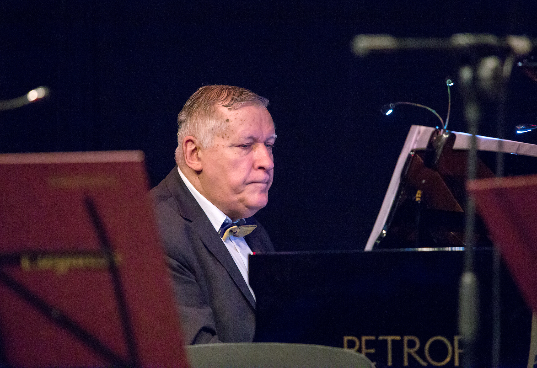 zbliżenie na pianistę