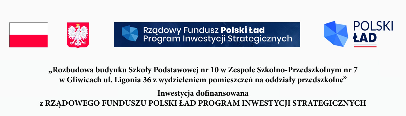 tablica z logotypem Rządowy Fundusz Polski Ład Program Inwestycji Strategicznych