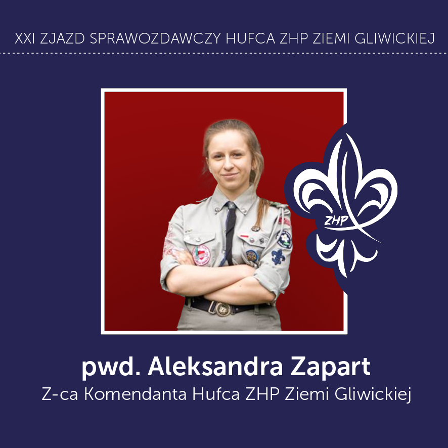 pwd. Aleksandra Zapart – Zastępca Komendanta Hufca