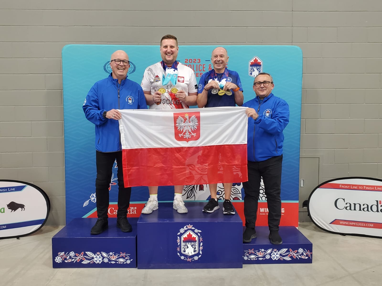 Dariusz Steuer na podium