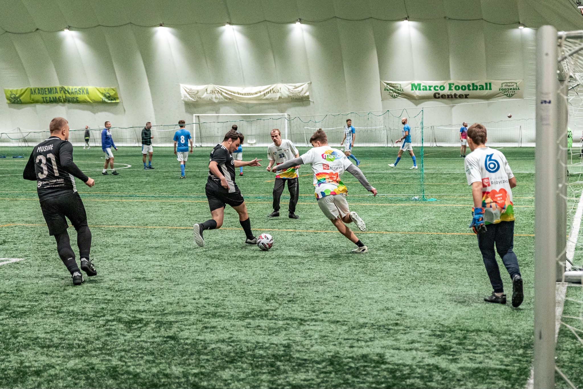 Zawodnicy podczas gry