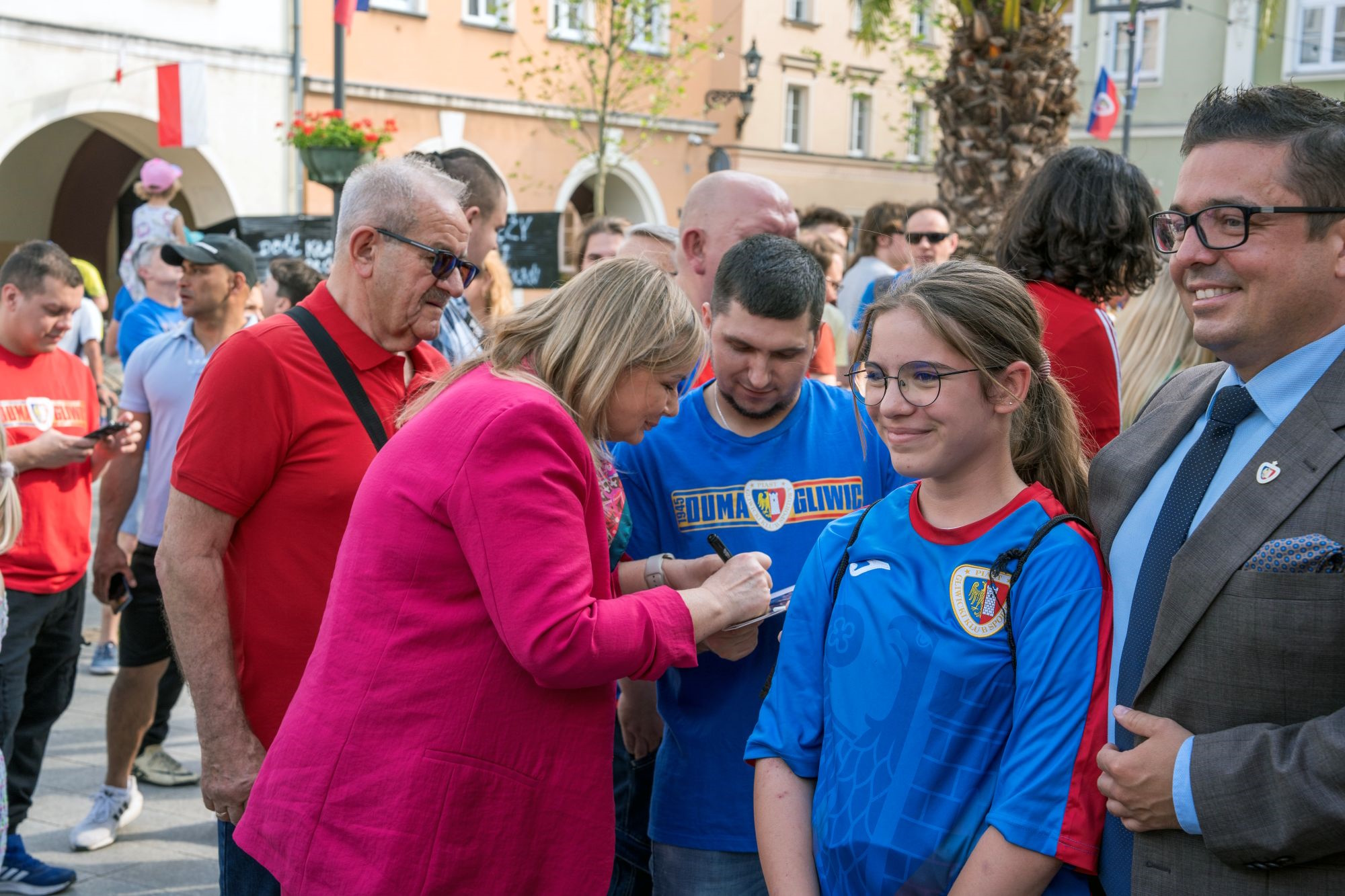 prezydent Gliwic i mieszkańcy Gliwic