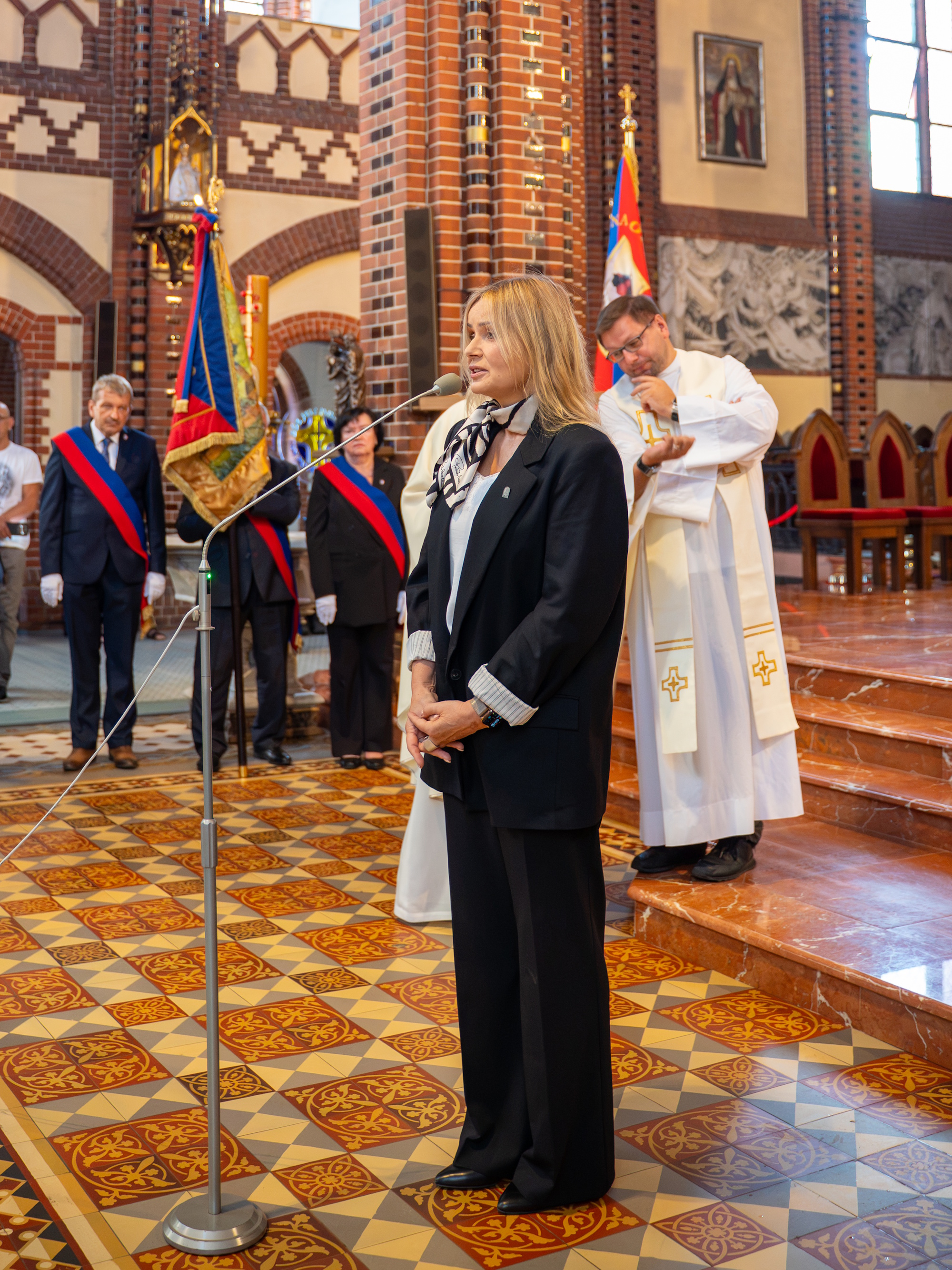 prezydent Gliwic w kościele