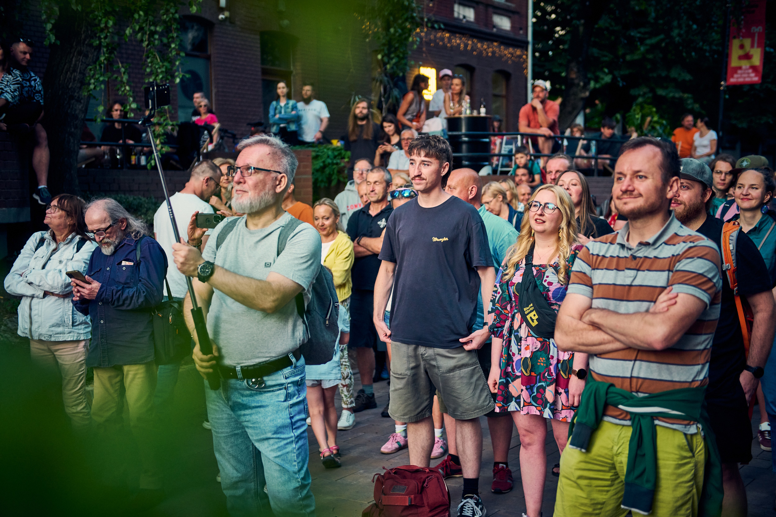 Koncert zespołu Głupi Komputer na alei Przyjaźni