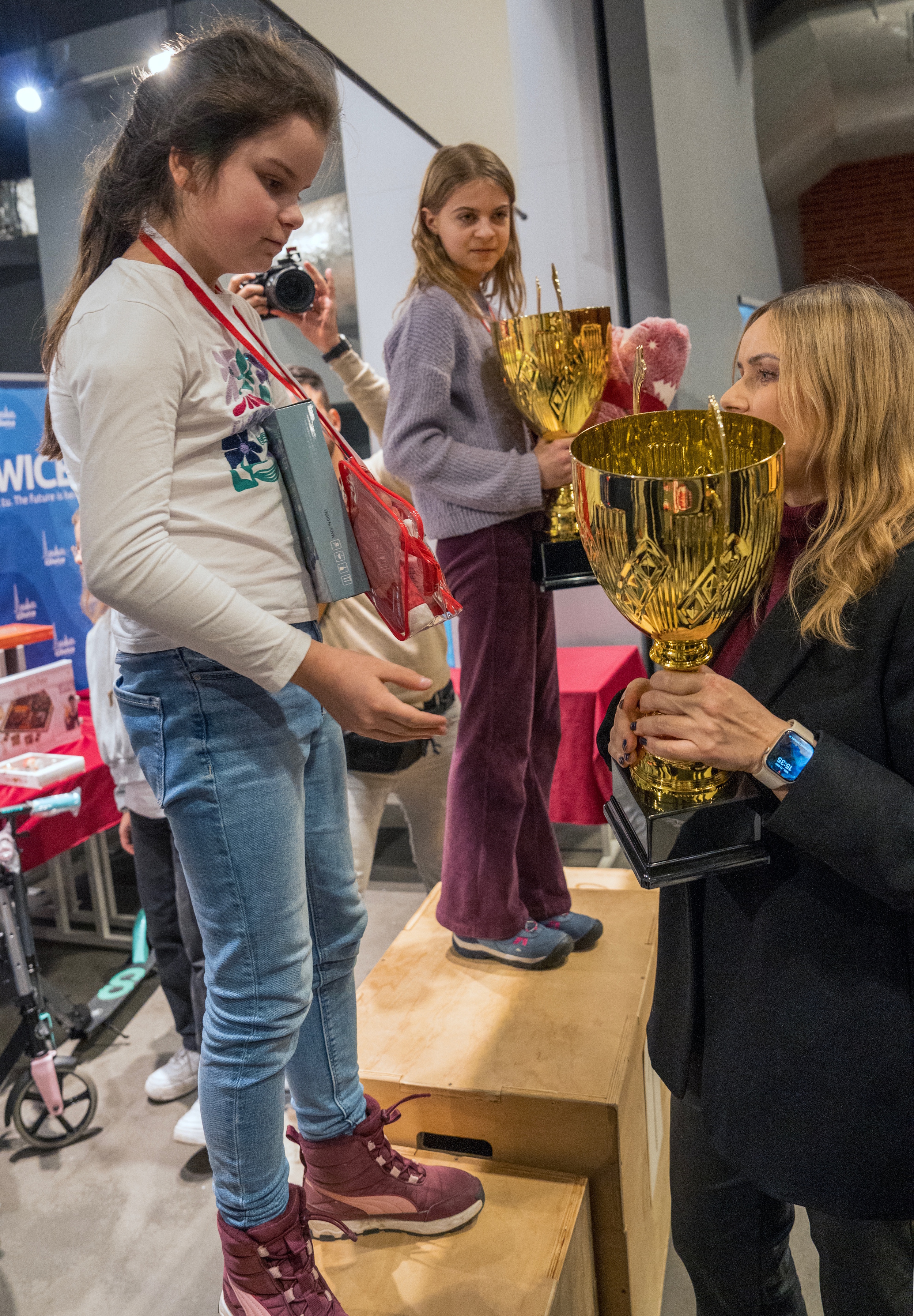 Dzieci na podium