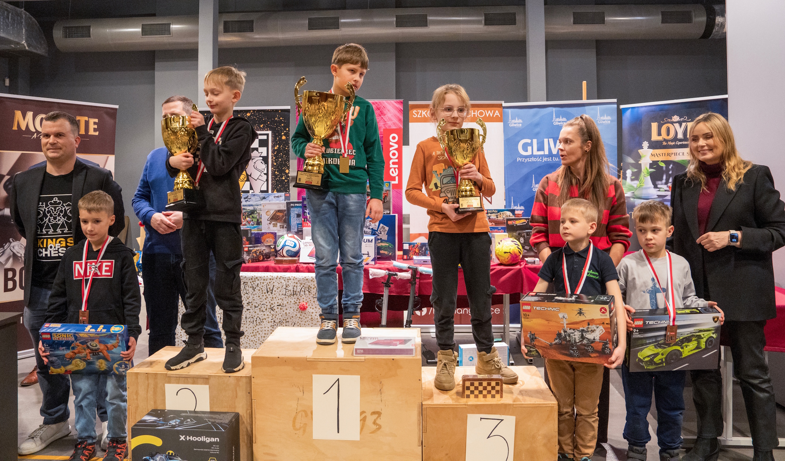 Dzieci na podium