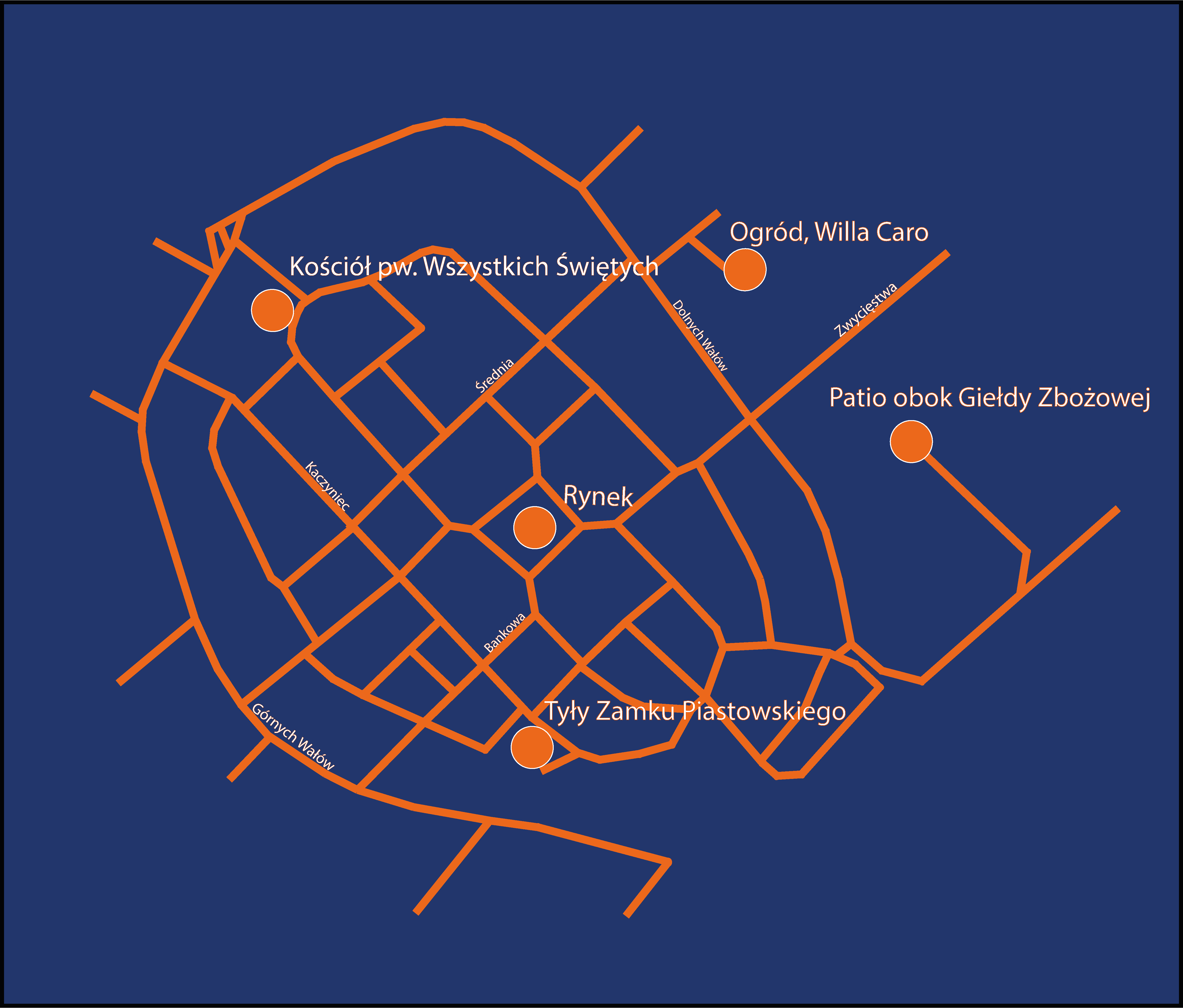 Mapka Nocy Chórów 2022