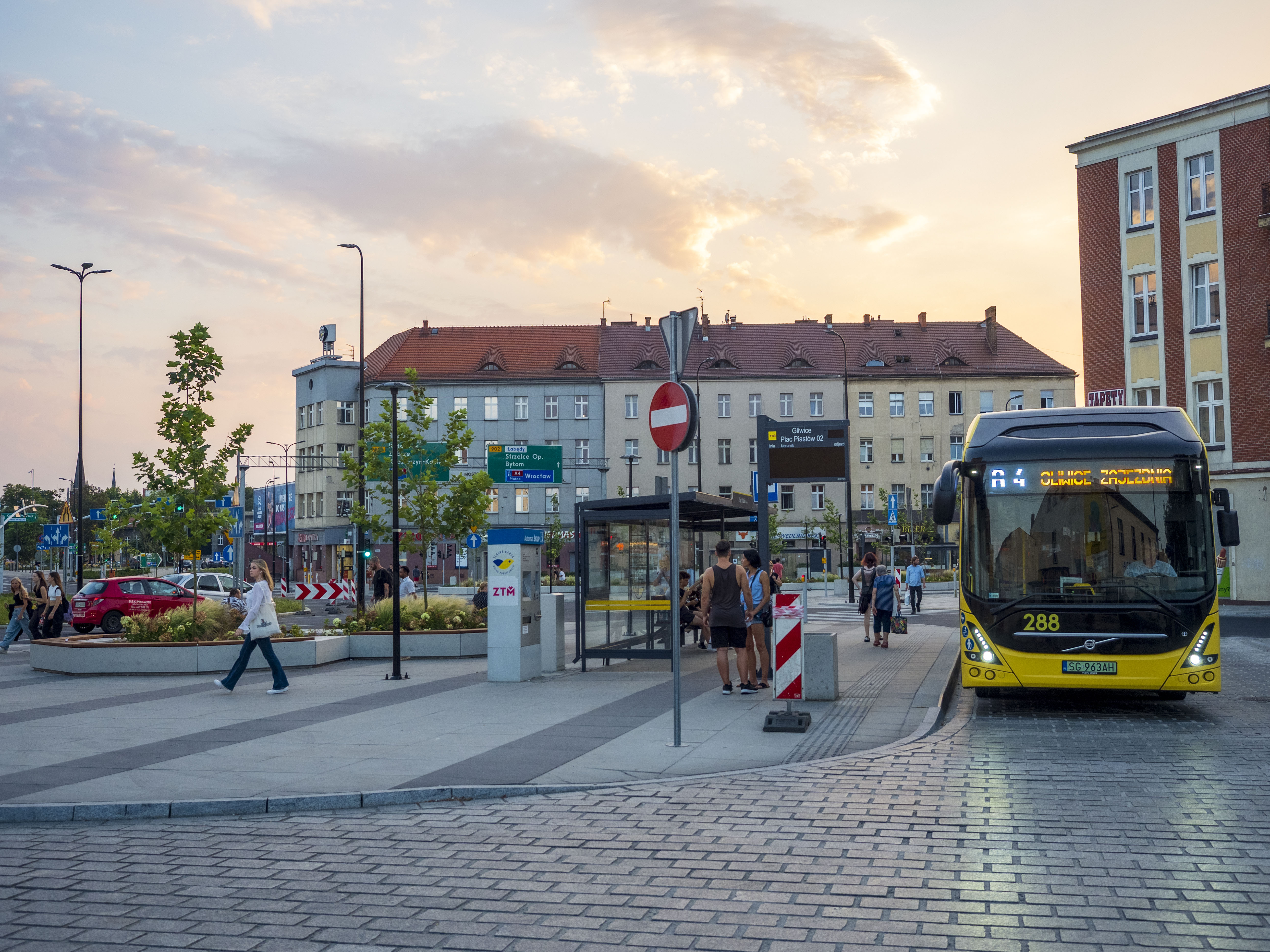 Nowe Centrum Gliwic, plac Piastów – ul. Na Piasku