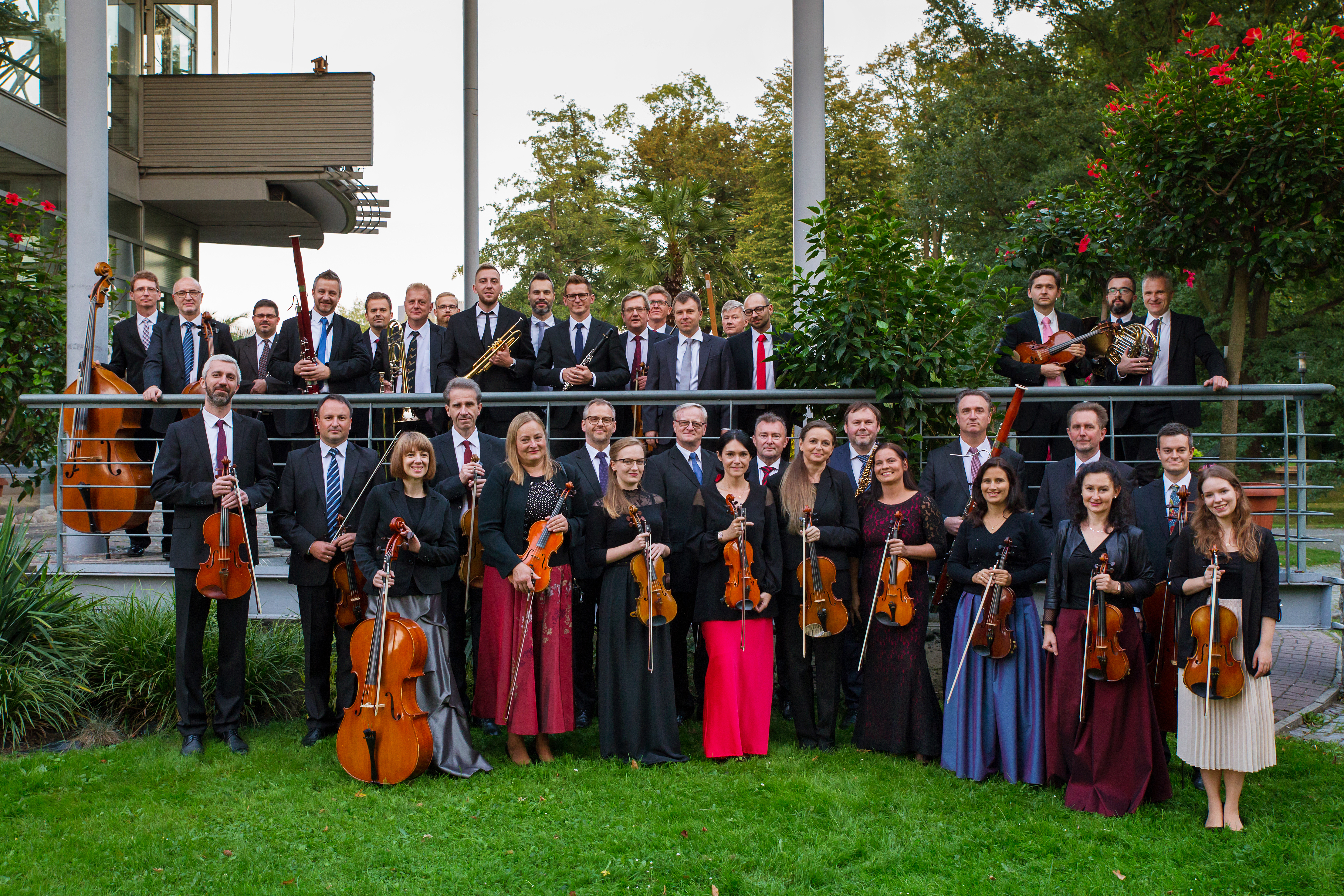 Gliwicka Orkiestra Kameralna przed Palmiarnią