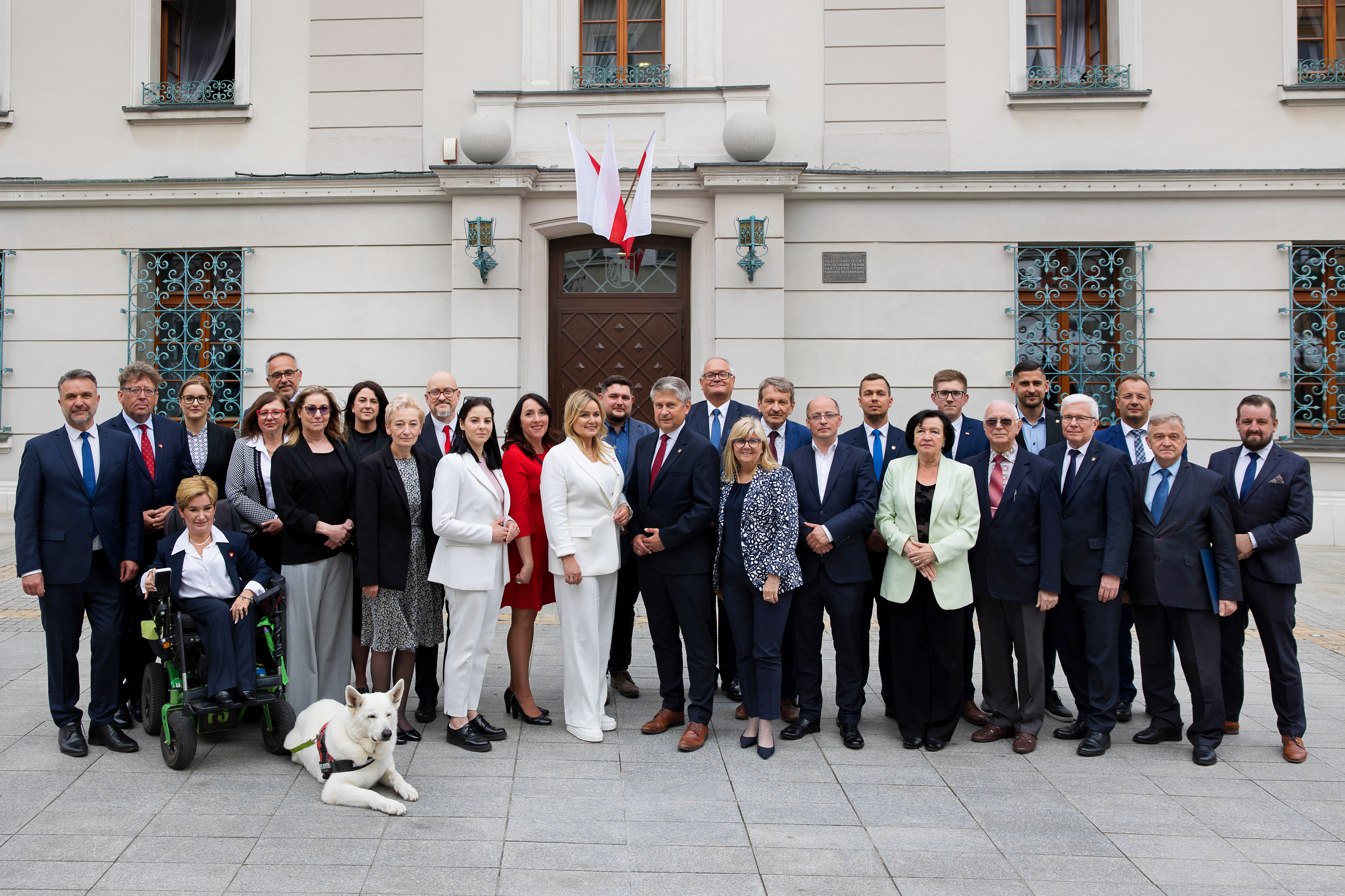 Radni Rady Miasta Gliwice z władzami miasta