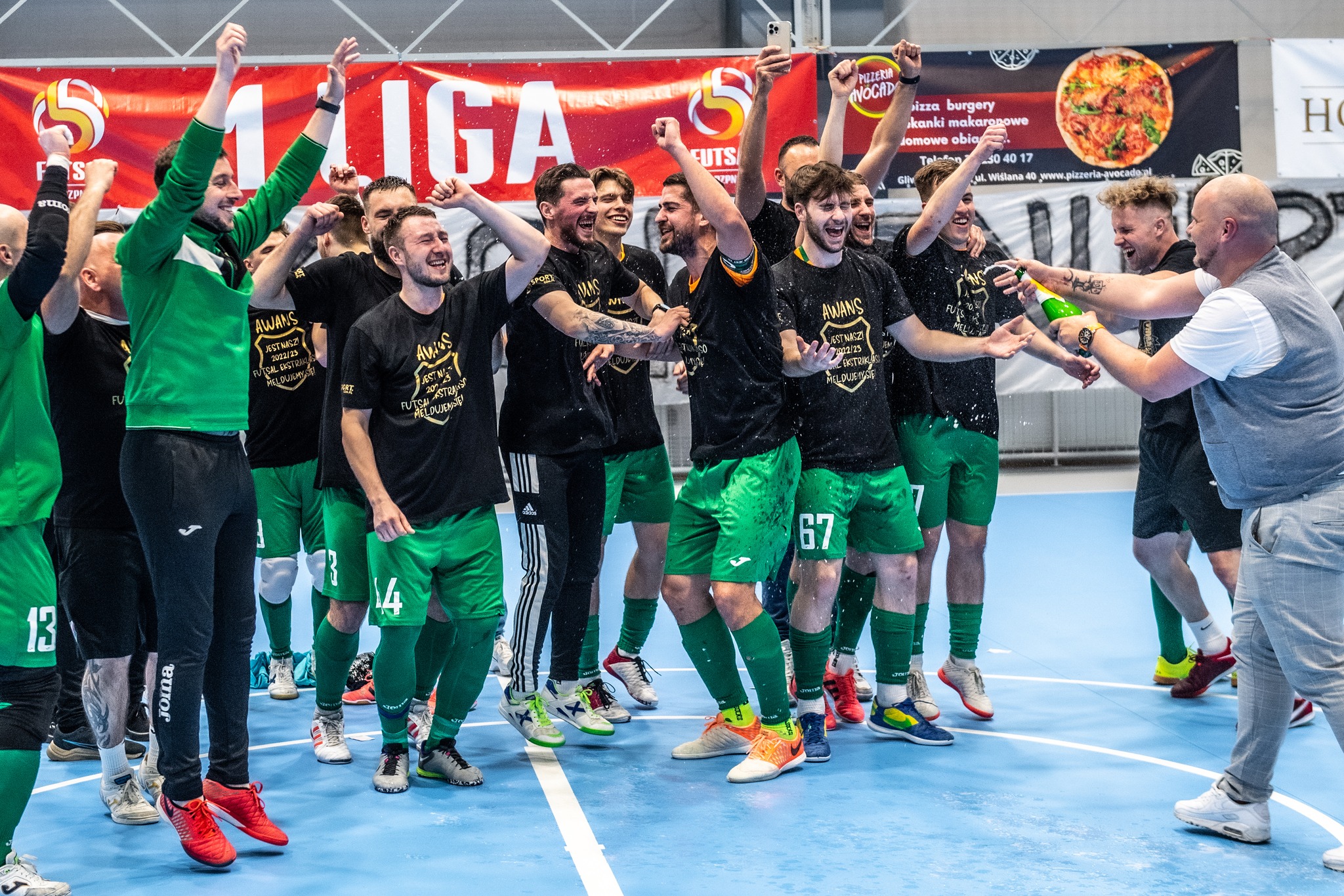 KS Sośnica Gliwice z awansem do futsalowej Ekstraklasy