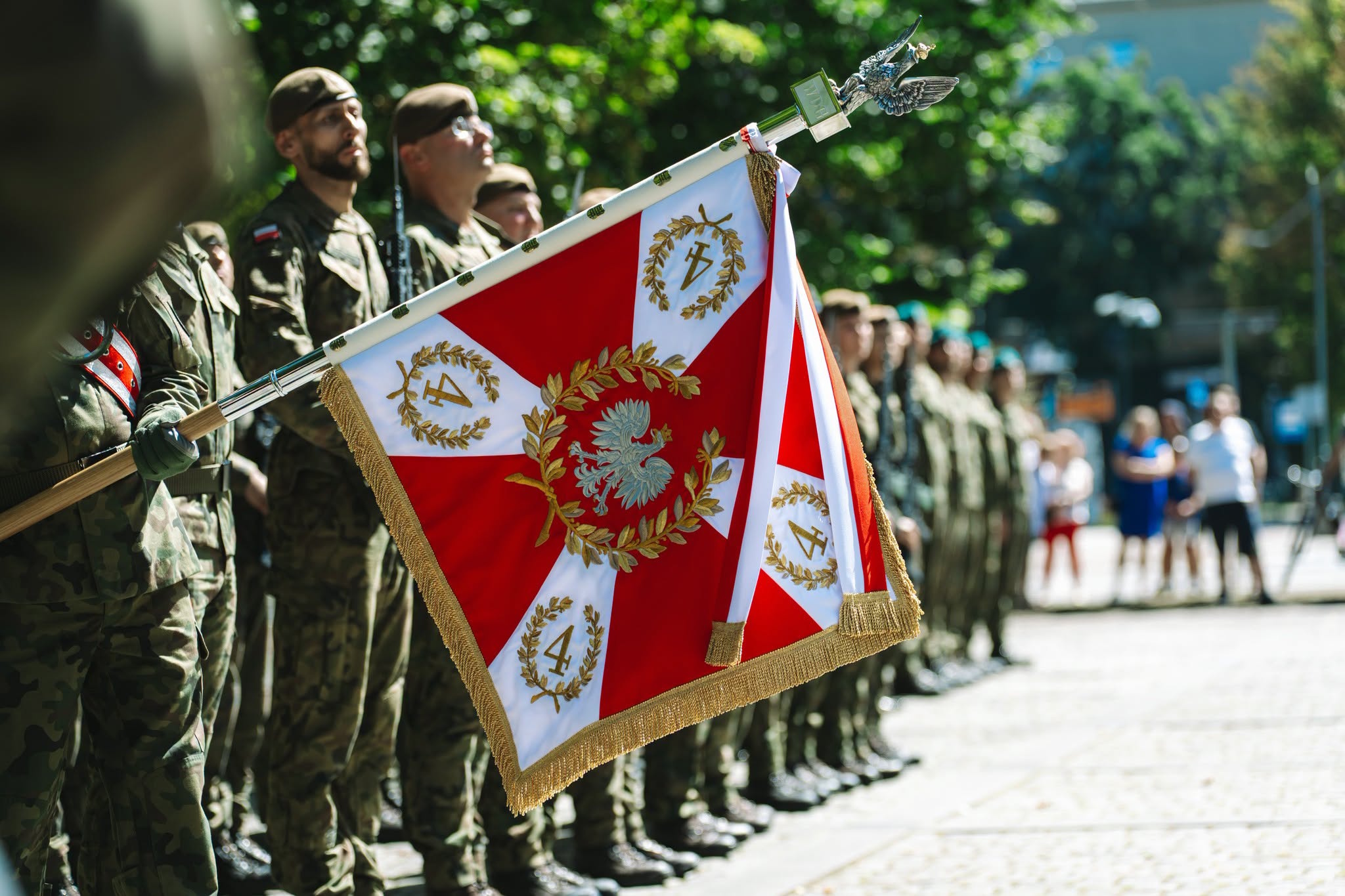 Biało-czerwono i uroczyście. Gliwice uczciły Święto Wojska Polskiego