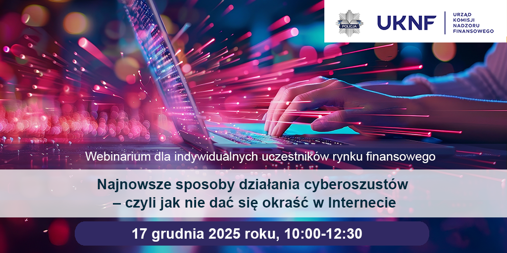 Baner promujący webinar