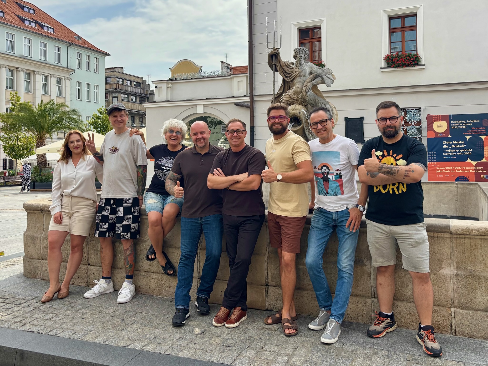 Grupa gliwickich gastronomów, inicjatorów akcji Gliwice Smakują