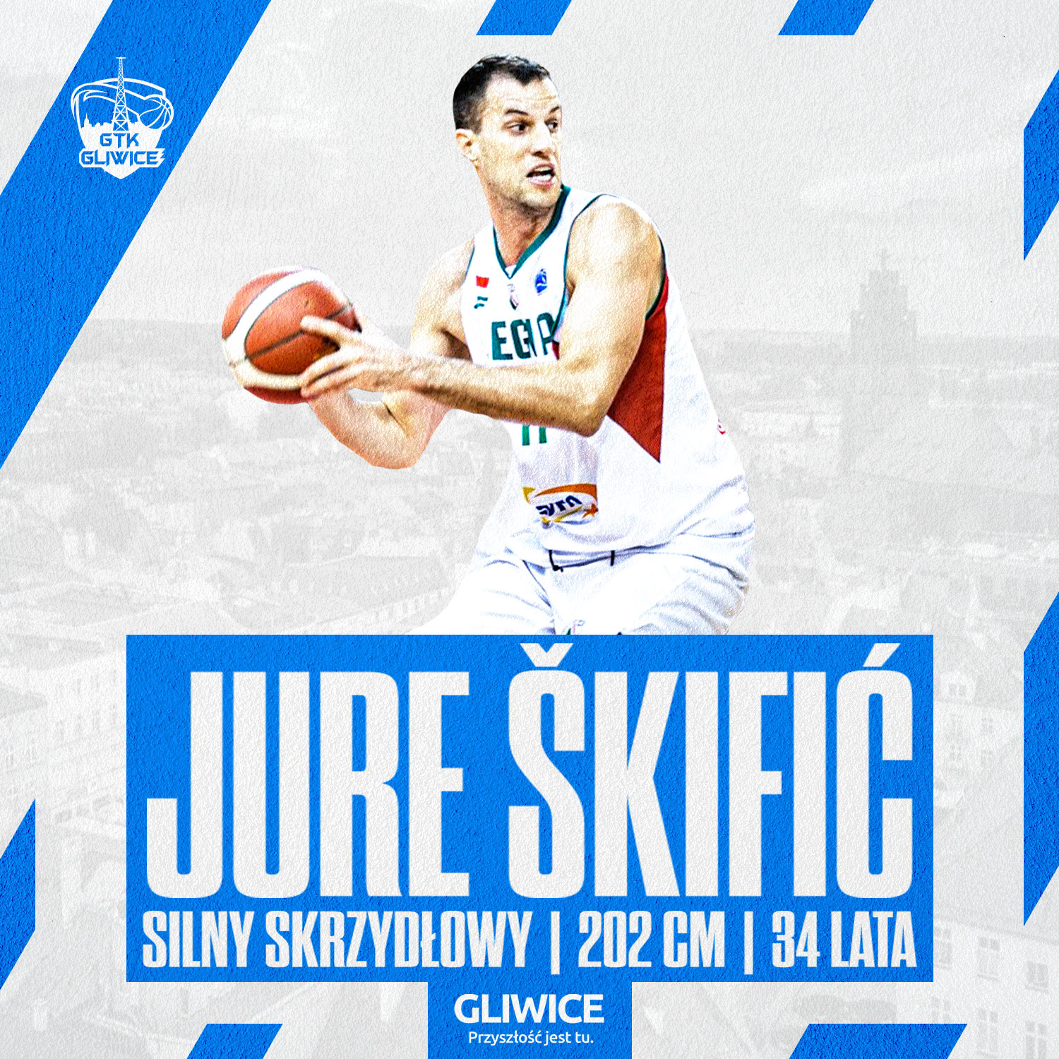 Nowy zawodnik GTK Gliwice Jure Skifić