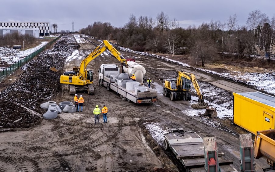 Obwodnica zachodnia – budowa w toku 