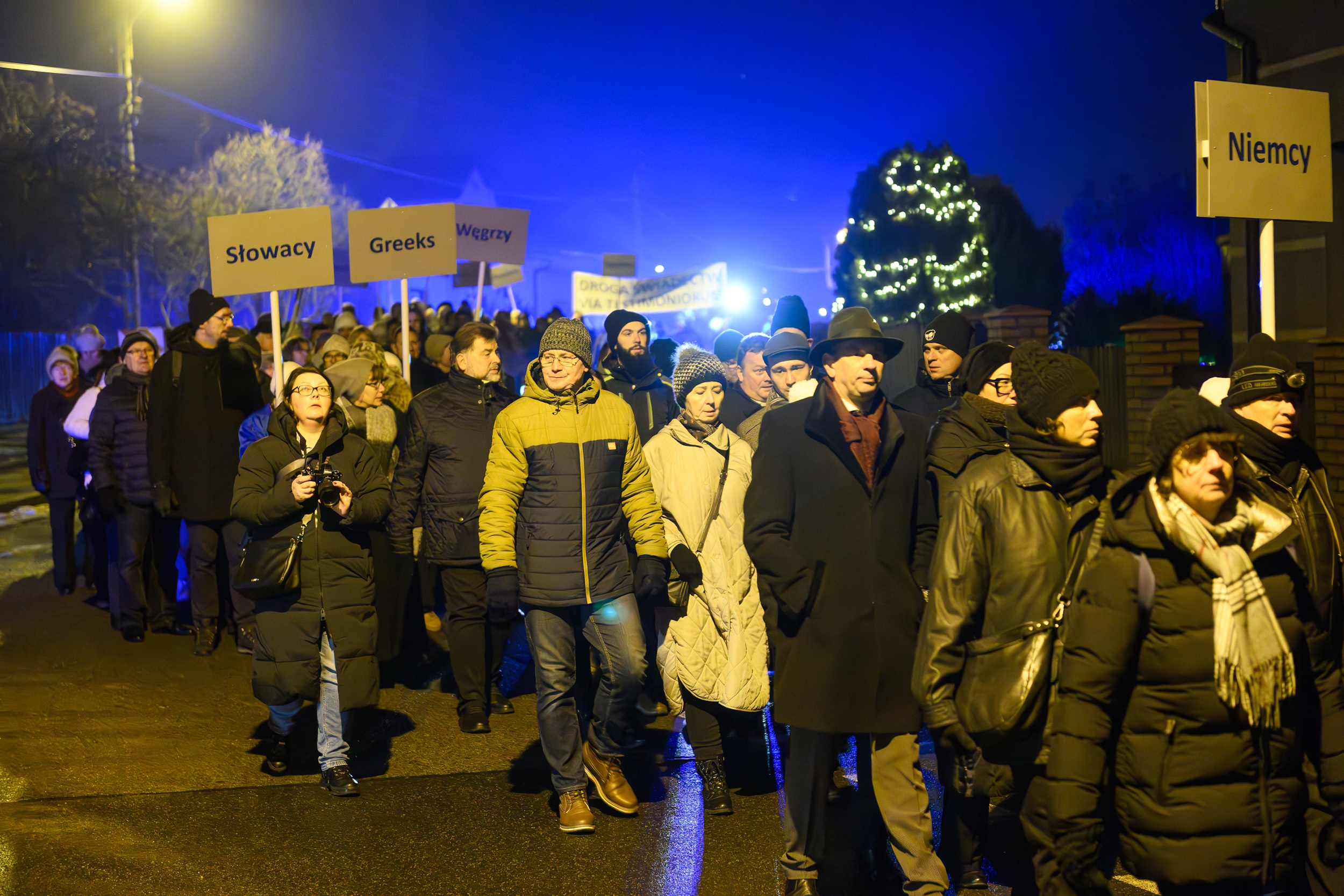 Marsz Pokoju maszerujący przez Bojków