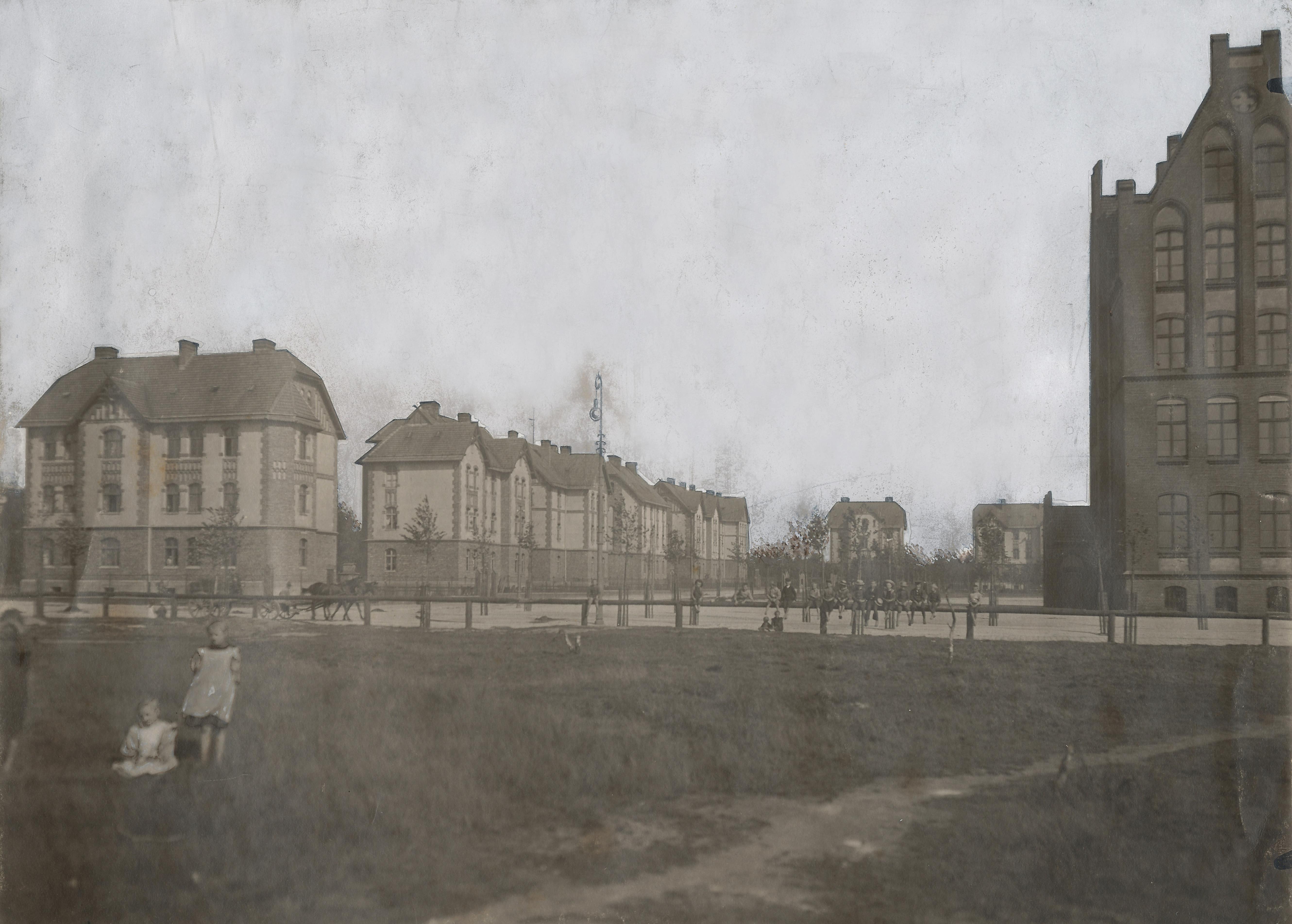 Osiedle Leśne przy ul. Horsta Bienka, ok. 1905 r.