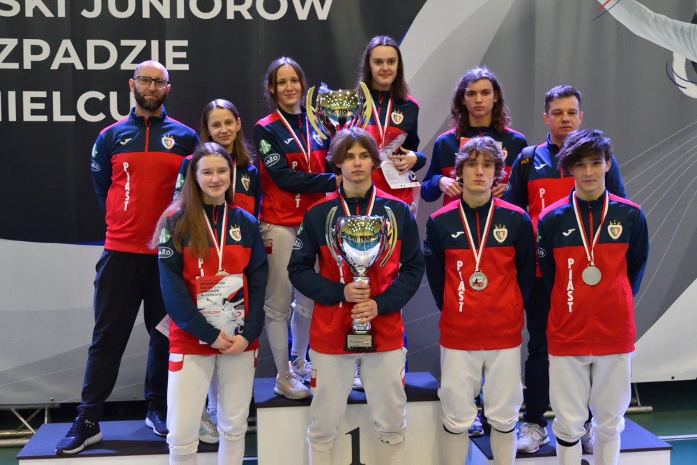 Szermierze na podium