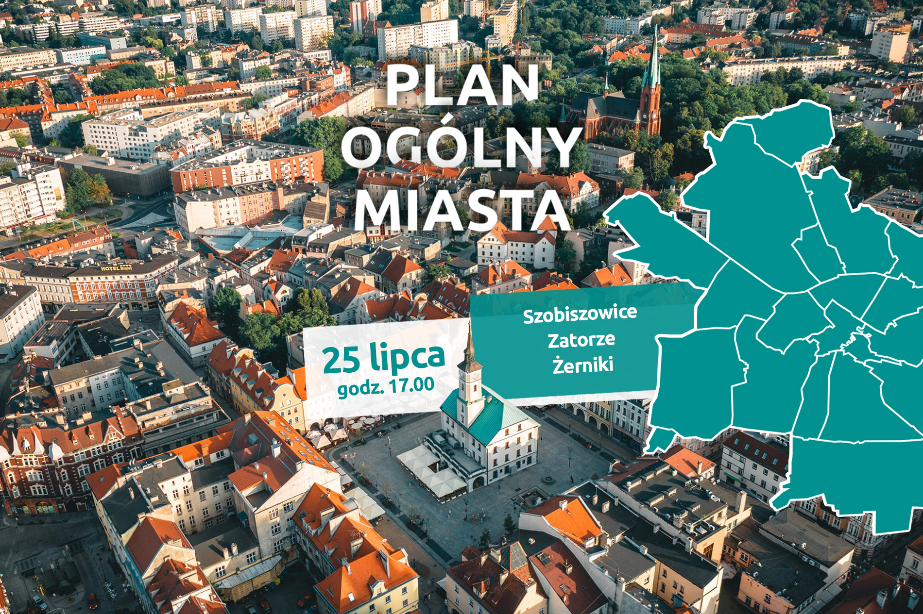 Zapraszamy na drugie spotkanie informacyjne dotyczące planu ogólnego miasta