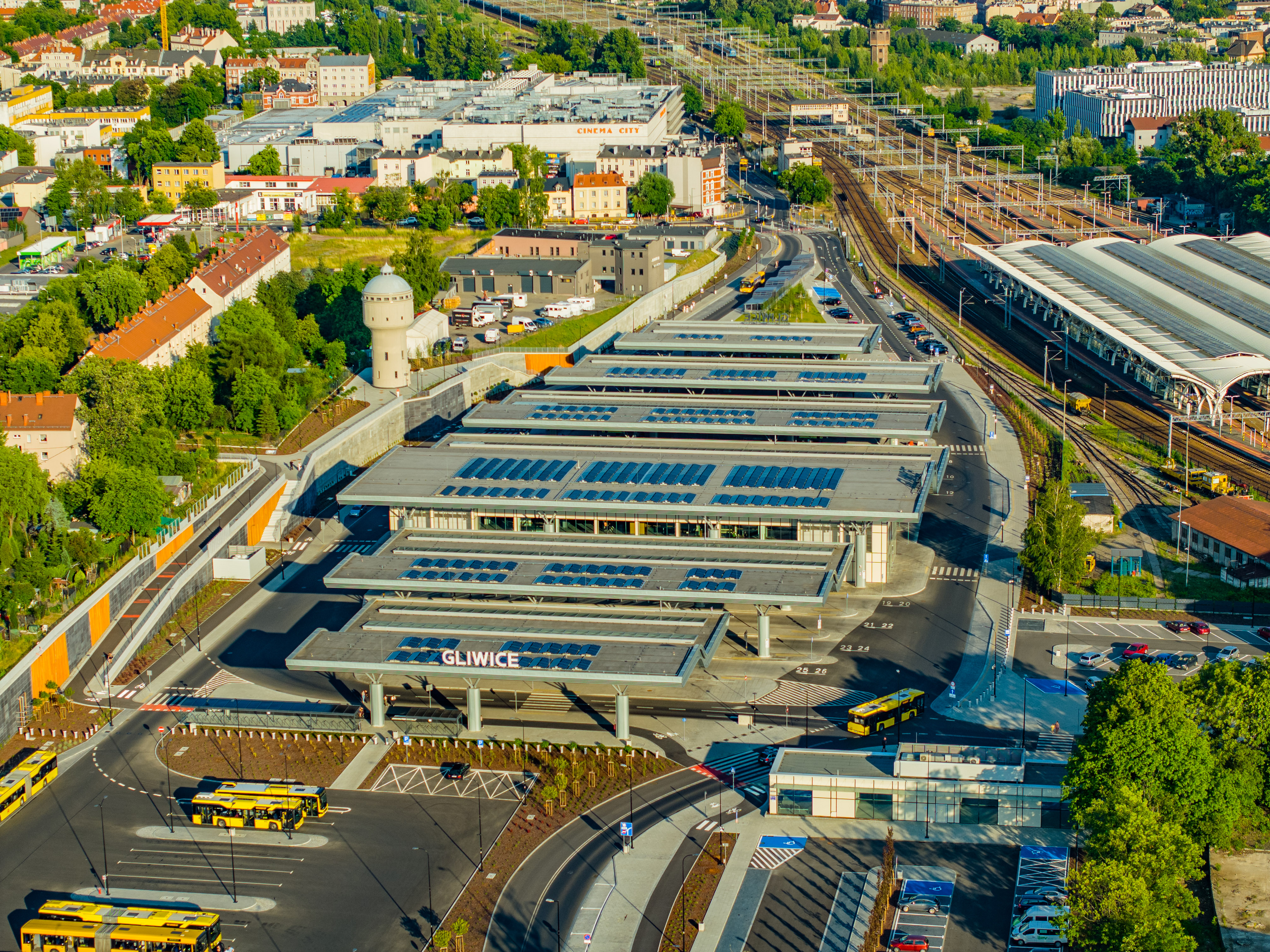 Centrum Przesiadkowe z lotu ptaka