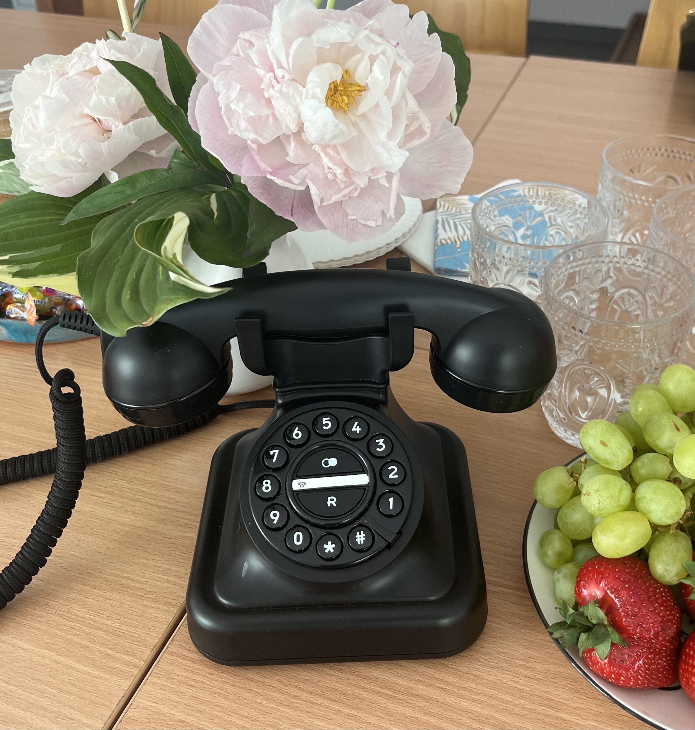Telefon w stylu retro