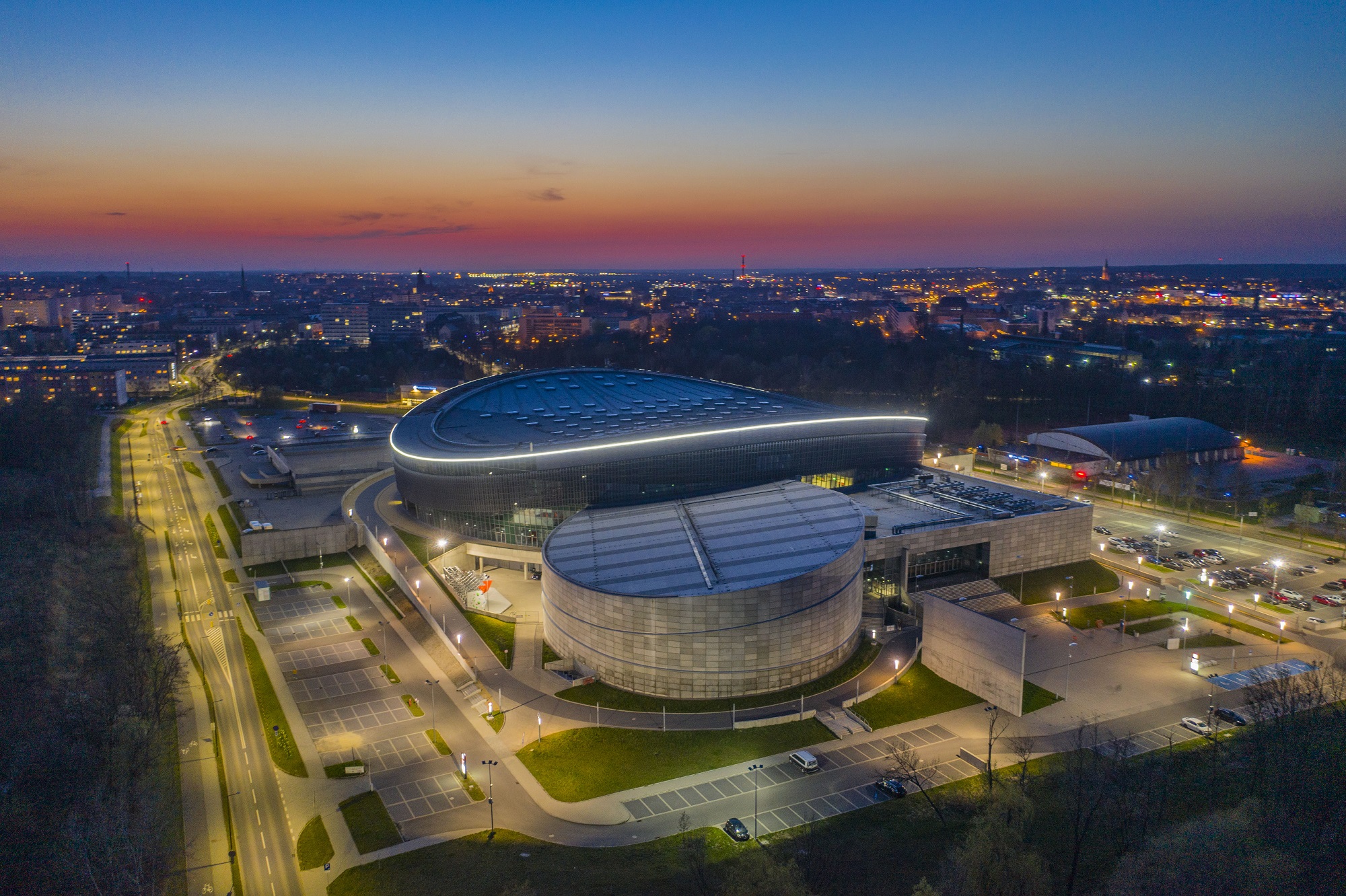 widok Areny Gliwice