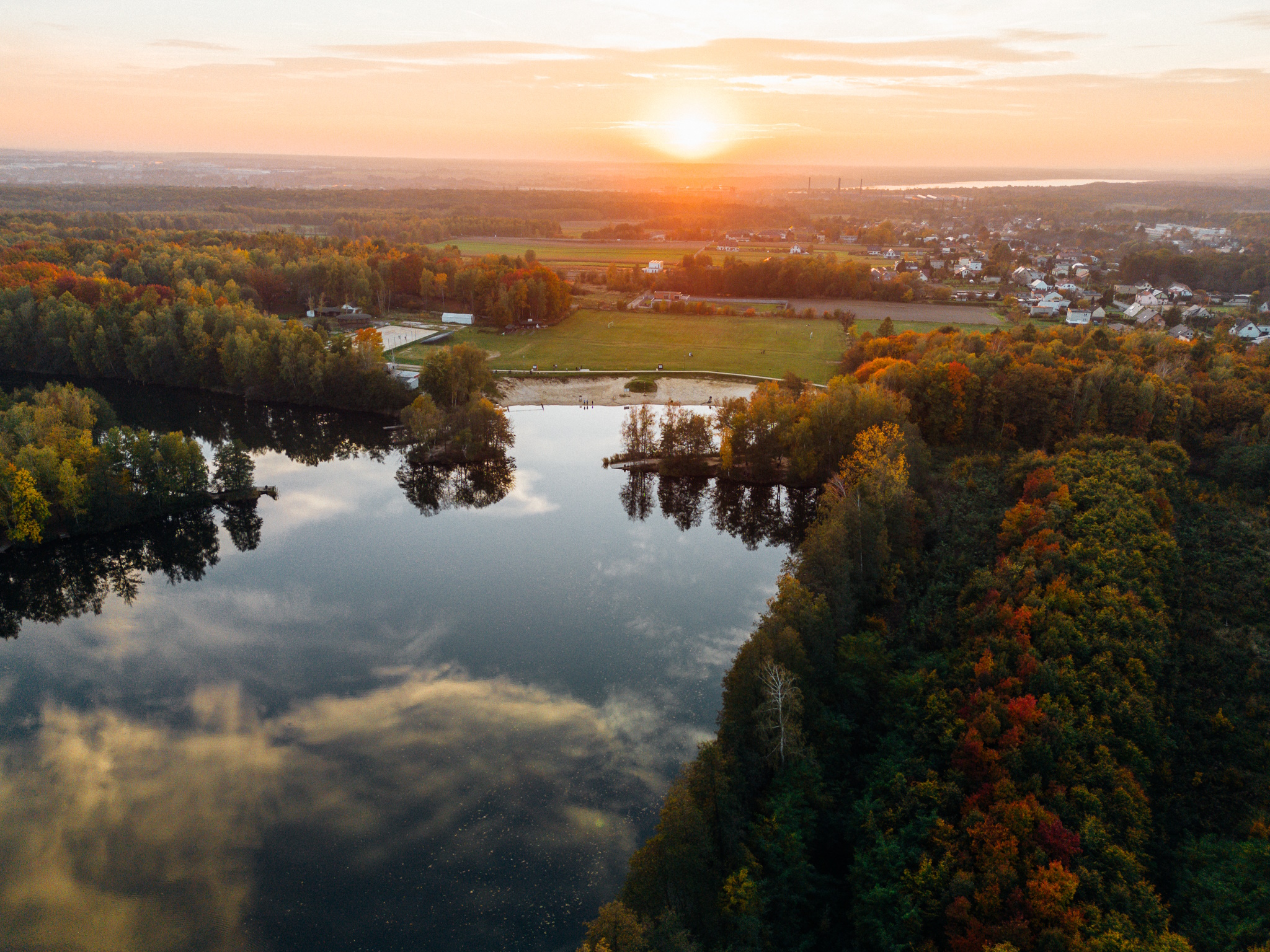 Czechowice z lotu ptaka