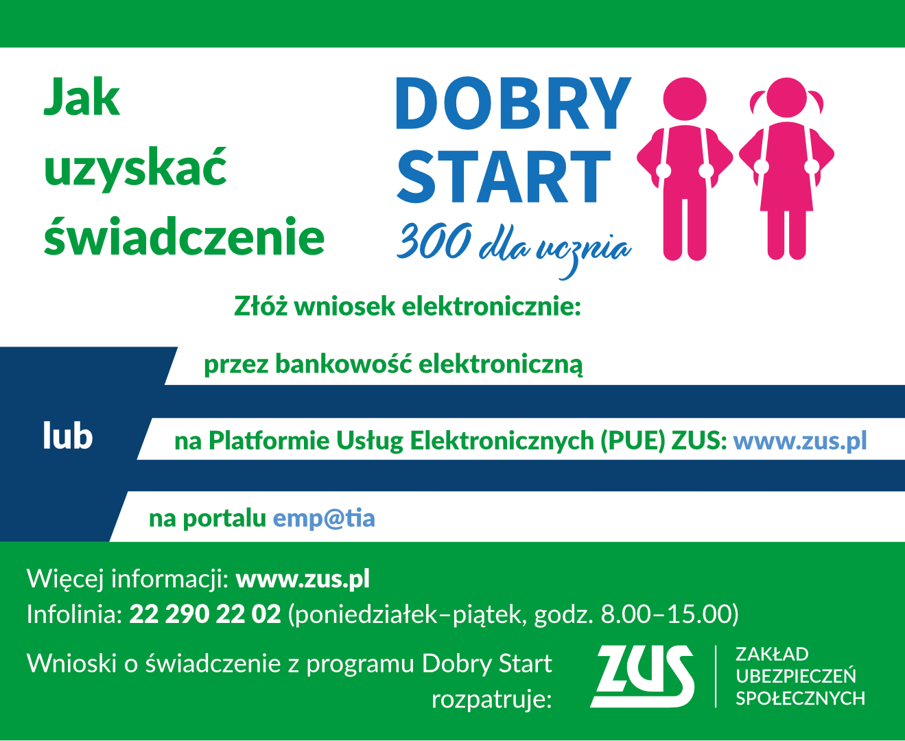 dobry start infografika