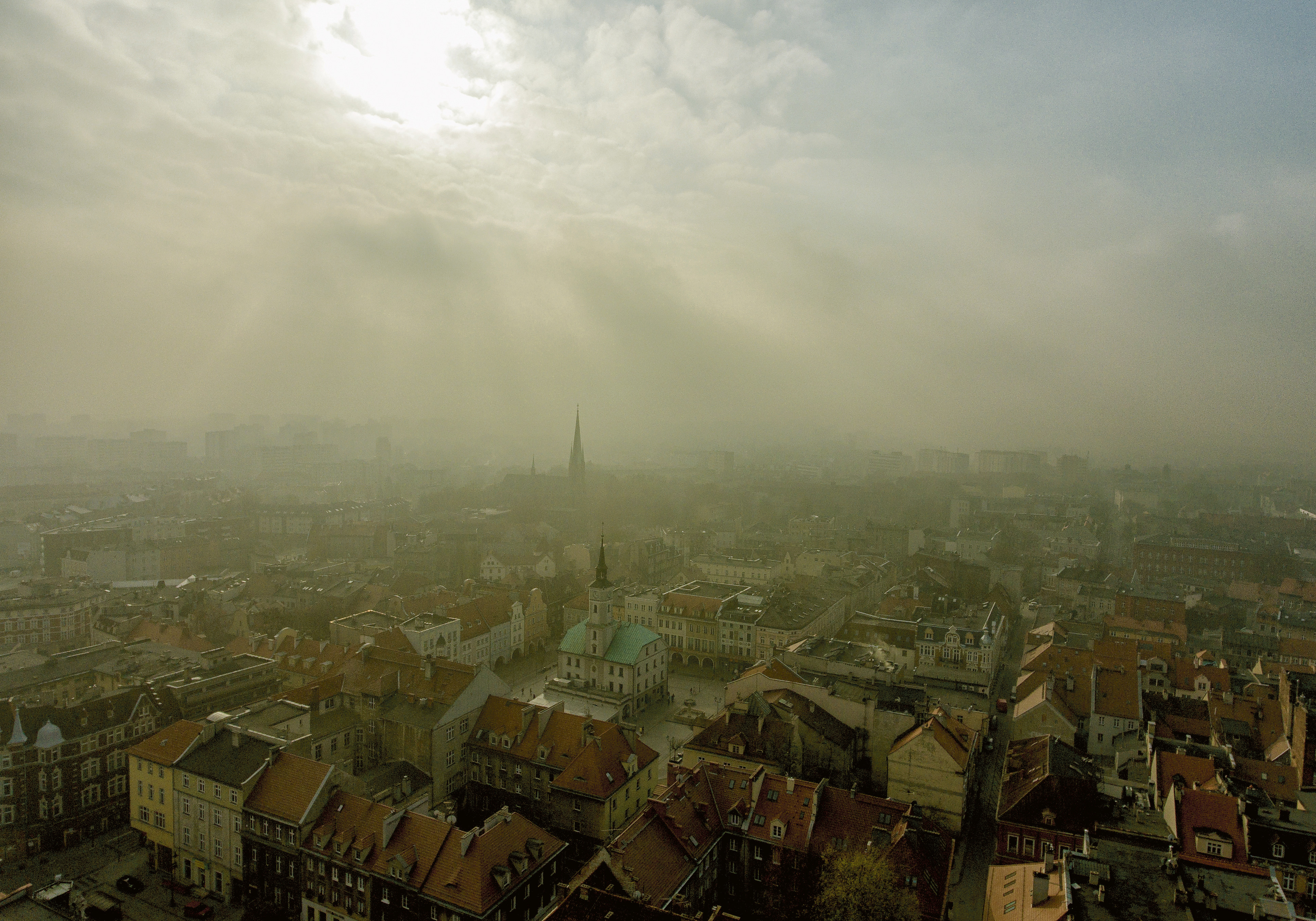 smog nad Gliwicami