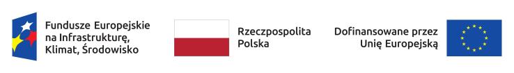 logotyp Fundusze Europejskie na Infrastrukturę, Klimat, Środowisko